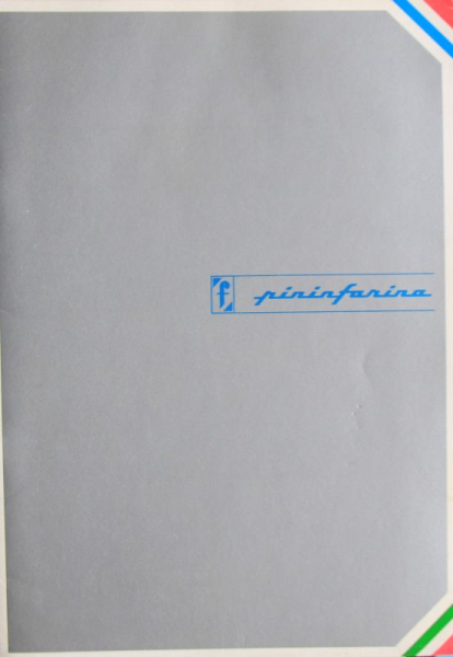 Fiat Pininfarina Modellprogramm 1982 Automobil-Pressemappe mit Fotos (10126)